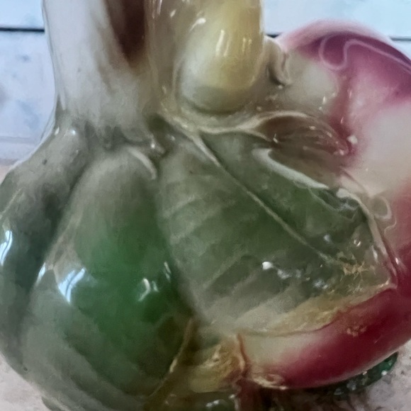 Vintage Royal Copley Apple Wall Pocket / Planter 1940s - Picture 4 of 9